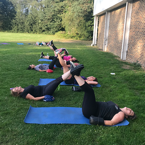 Image of rock your body outdoor class