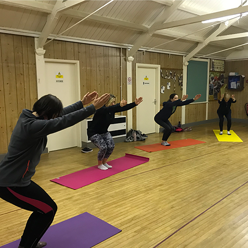 Image of rock your body indoor pilates class